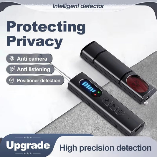 NEW Arrivals Top Quality Hidden Camera Detector Wireless Signal Infrared Scanner Anti-Location Car GPS Spy Detector Professional Search Devices Security Protection Privacy Spy Accessories Security Supplies