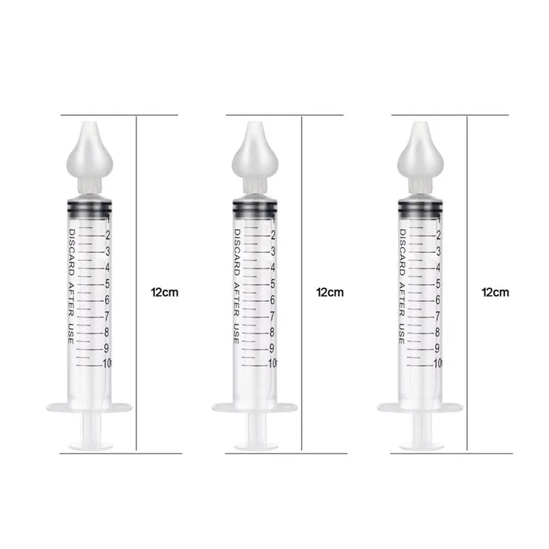 4 PCS Set Home Needle Tube Nasal Aspirator Baby Infant Kids Nose Snot Booger Irrigator Mucus Snivel Cleaner Rhinitis Syringe Washer Babies Health Care Supplies
