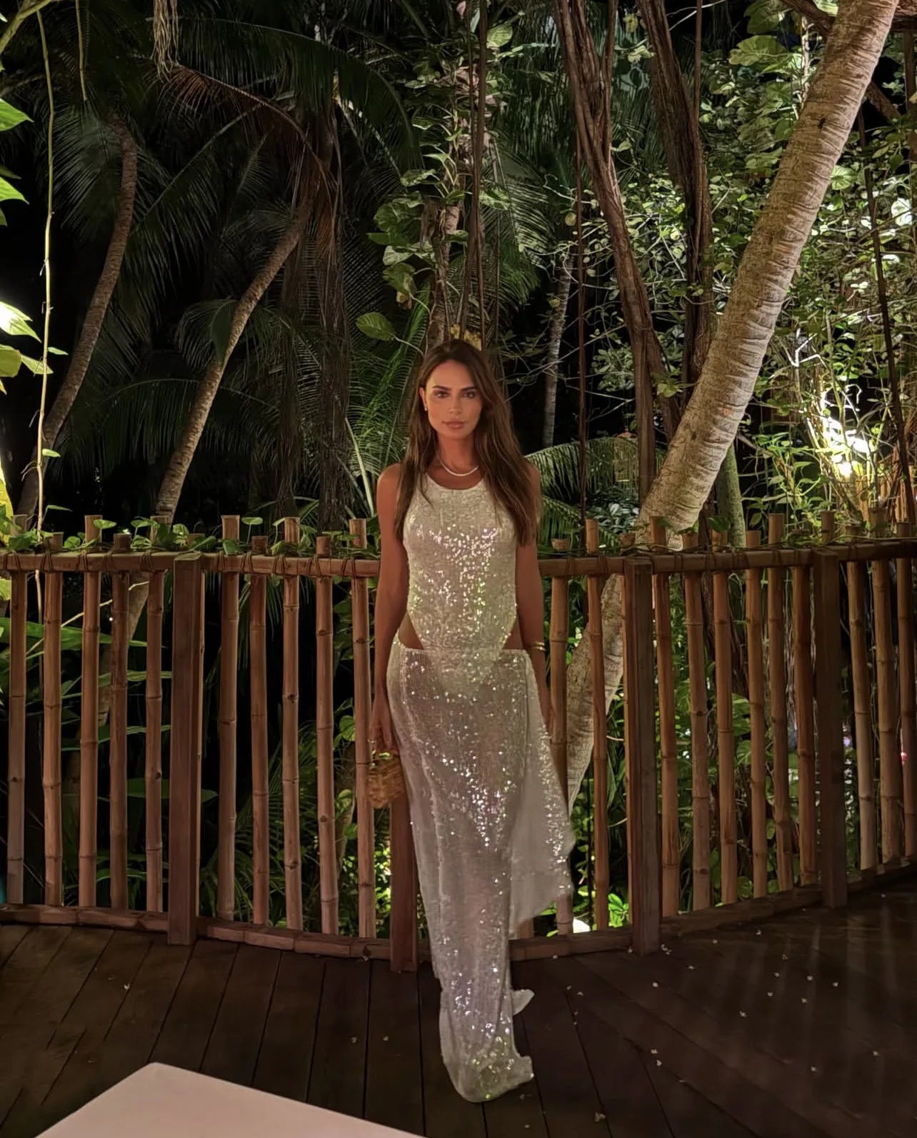 NEW Arrivals 2PCS Set UK Size Luxury Glitter Elegant Sequined Ribbon Skirts  Women Holidays Party Suits Sexy Bodysuit and Slit Long Skirts Ladies Evening Beach Party Night Club Dress Sets