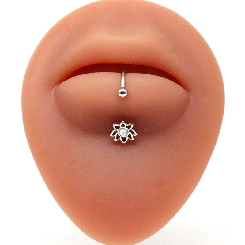 NEW!!!!  Punk 10mm Skull Zircon Lip Rings Labret Piercing Ear Nose Hoops Unisex Women Septum Piercing Body Jewelry Fashion Supplies