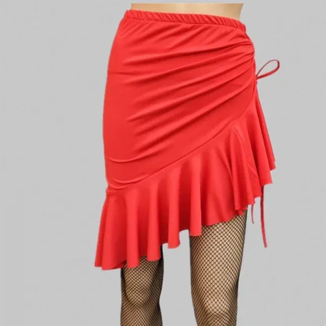 NEW Arrivals S-3XL Leopard  Women Classic Latin Dance Costumes Asymmetrical Ruffle Mermaid Skirt Lady Salsa Cha-cha Tango Rumba Girls Dress Ballroom Competition Dancing Ladies Dresses