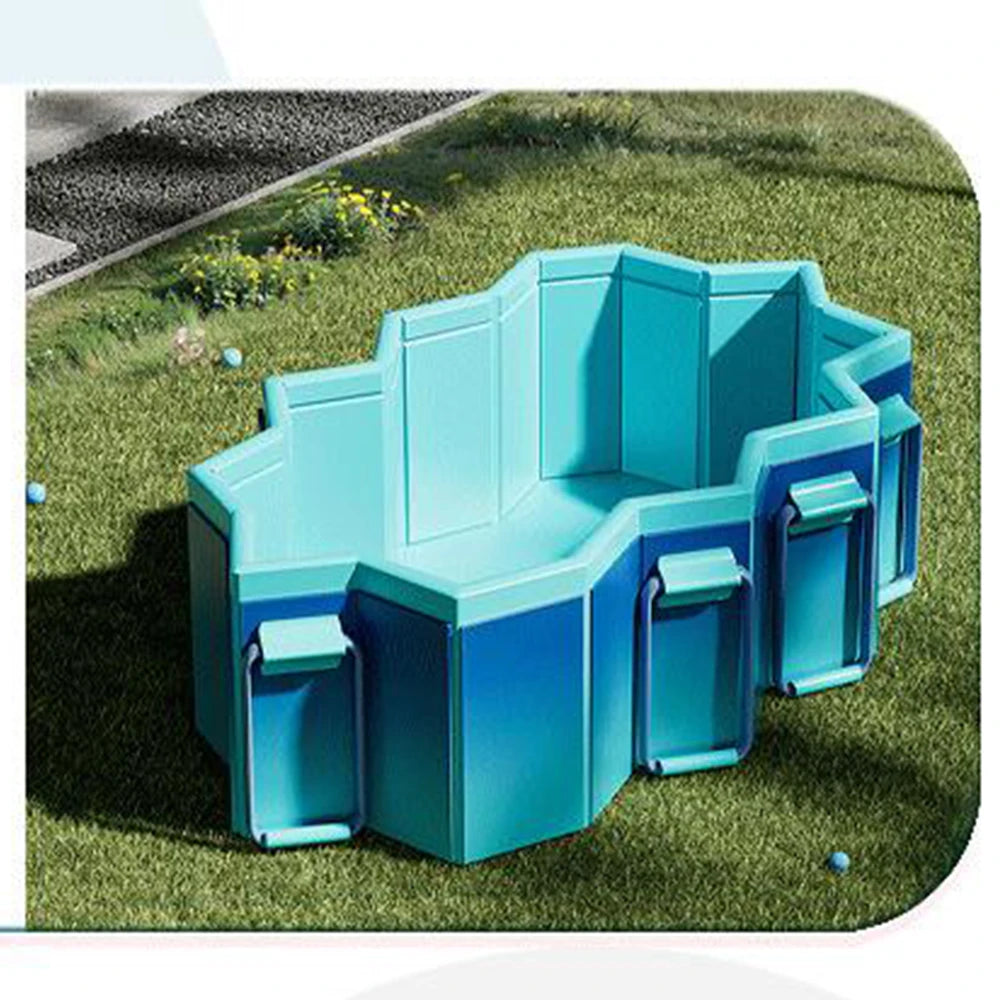 NEW Arrivals 3M PVC Swimming Pool Foldable Non-Inflatable Home Outdoor Garden Backyard Summer Water Sports Party For Family Children