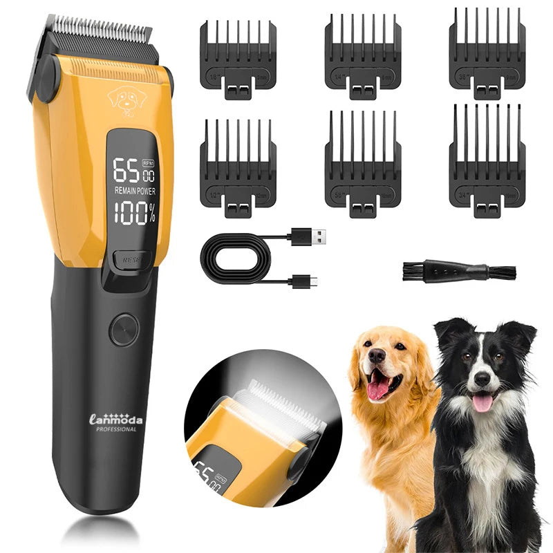 Pet Clipper Professional Dog Hair Trimmer Cat Grooming Shaver Type Charged Electric Puppy Cutting Machine for Big animal