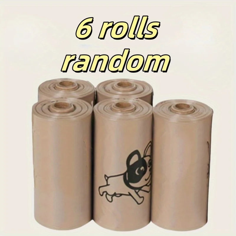 NEW Design 6/10 Rolls Set 180 Count Super Thick Dog Poop Bags, Leak-Proof Polyethylene Suitable For Cats & Dogs, Outdoor Pet Cleaning Supplies