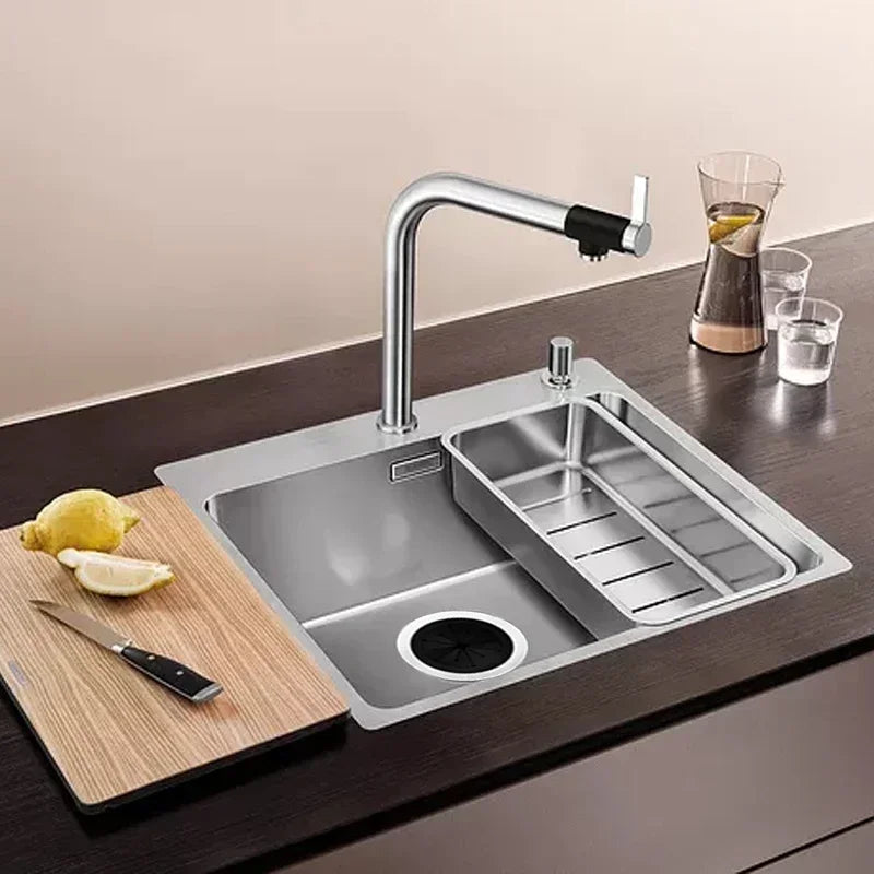 German 1000W Motor Technology 1 Horsepower Deluxe Continuous Feed Disposal Food Waste Disposer + Air Switch