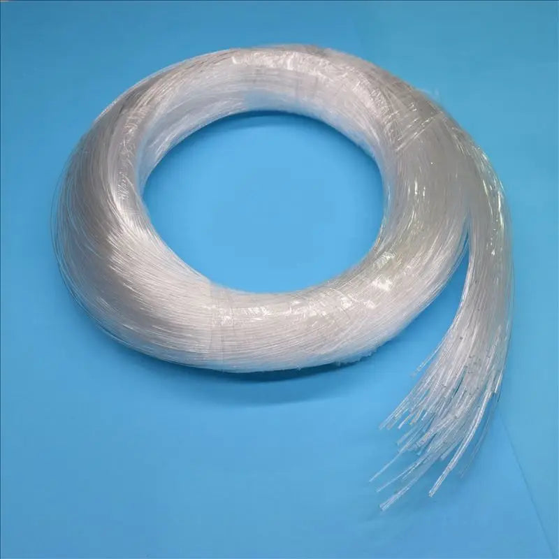NEW Arrivals 300Pcs X 3M Sparkle Flash Point Wire 0.5mm 0.75mm 1mm 1.5mm High Bright End Glow Fiber Optic Cable For DIY Lighting Decoration For Wedding Hall Home Indoor Outdoor Decoration Lighting Supplies