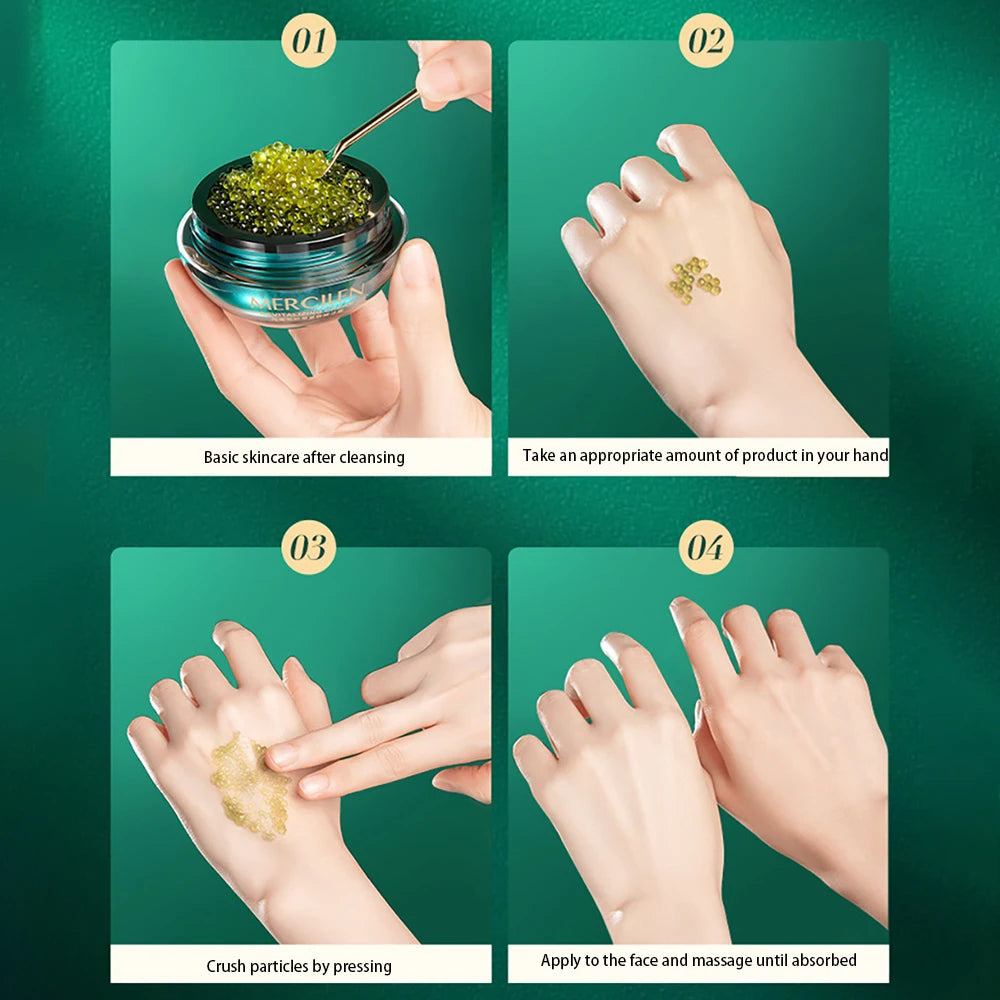 New SEA GRAPE 4 Colors Korean Collagen Firming Revitalizing Cream Hydrating Moisturizing Repair Skin Dark Yellow Rough Skin Care Korean Face Cream