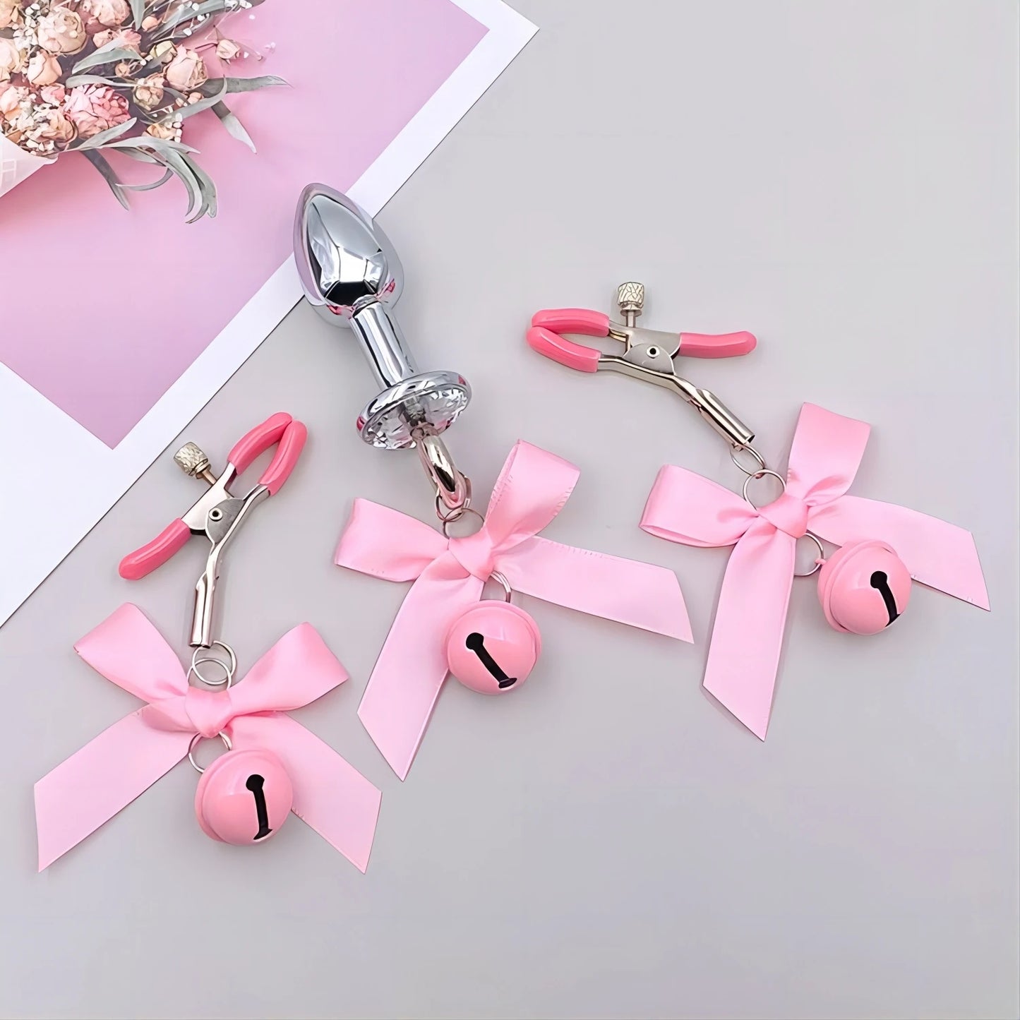 Breast-Fed Sex Toy Nipple Clamps Metal Chain Adjustable Breast Labia Clips Clit Exotic Sex Toys For Couple Flirting BDSM Tools