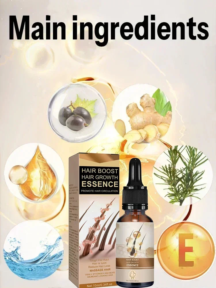 Buy 10 Get 12 Free Hair Growth Oil Products for Man Women Fast Regrowth Effective Baldness Repair Hereditary Anti Hair Loss Treatment Hair Care Sets