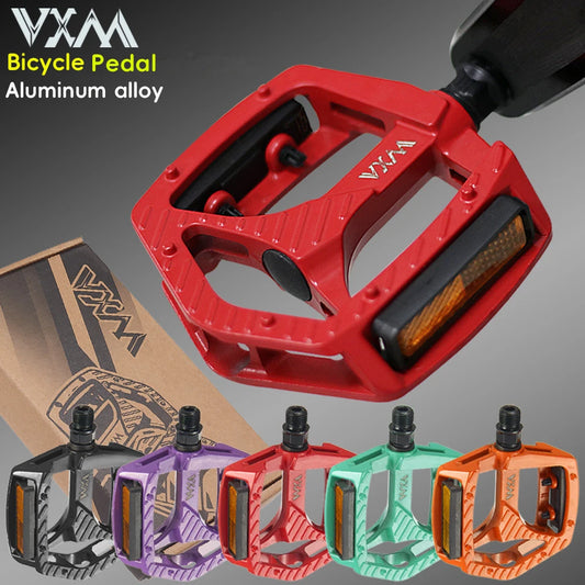 NEW Arrivals  Bicycle Aluminum Alloy Anti-Slip MTB Bike Ultralight Pedal Dustproof Waterproof Seal Double DU Flat Professional Pedals Cycling Parts Accessories