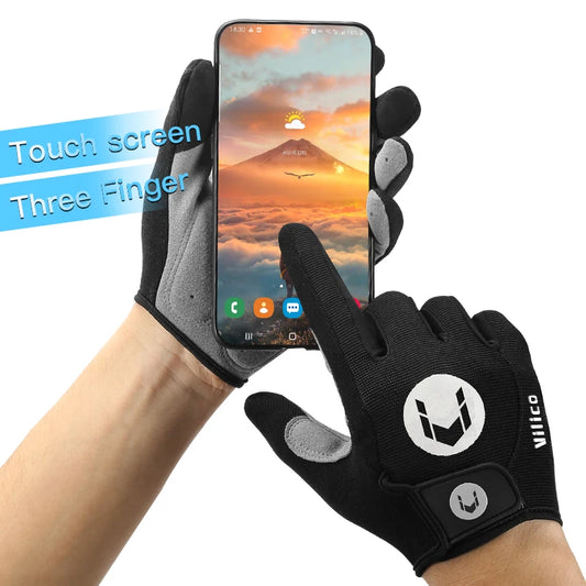 NEW Arrivals MTB Bike Sports Cycling Gloves Full Finger Men Women Running Fitness Gym Spring Summer Riding Motorcycle Gloves