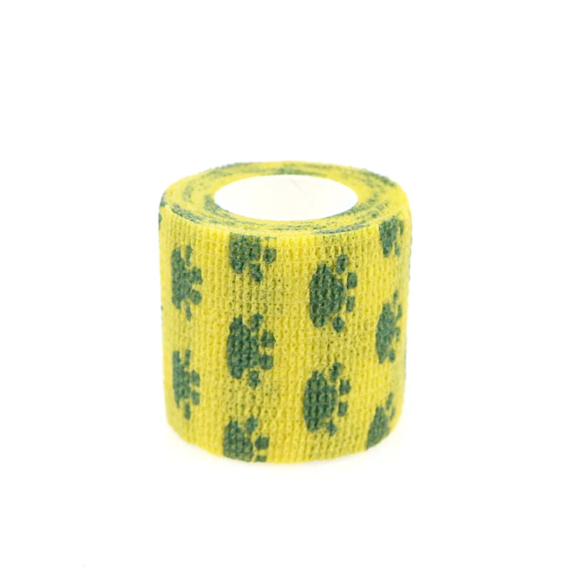 24 Rolls Dogs/Cats Elastic Bandage Self Adhesive Bandage Wrap Cohesive Tape Vet Wrap for Dog Cat Horse Pet Animals Ankle Sprains