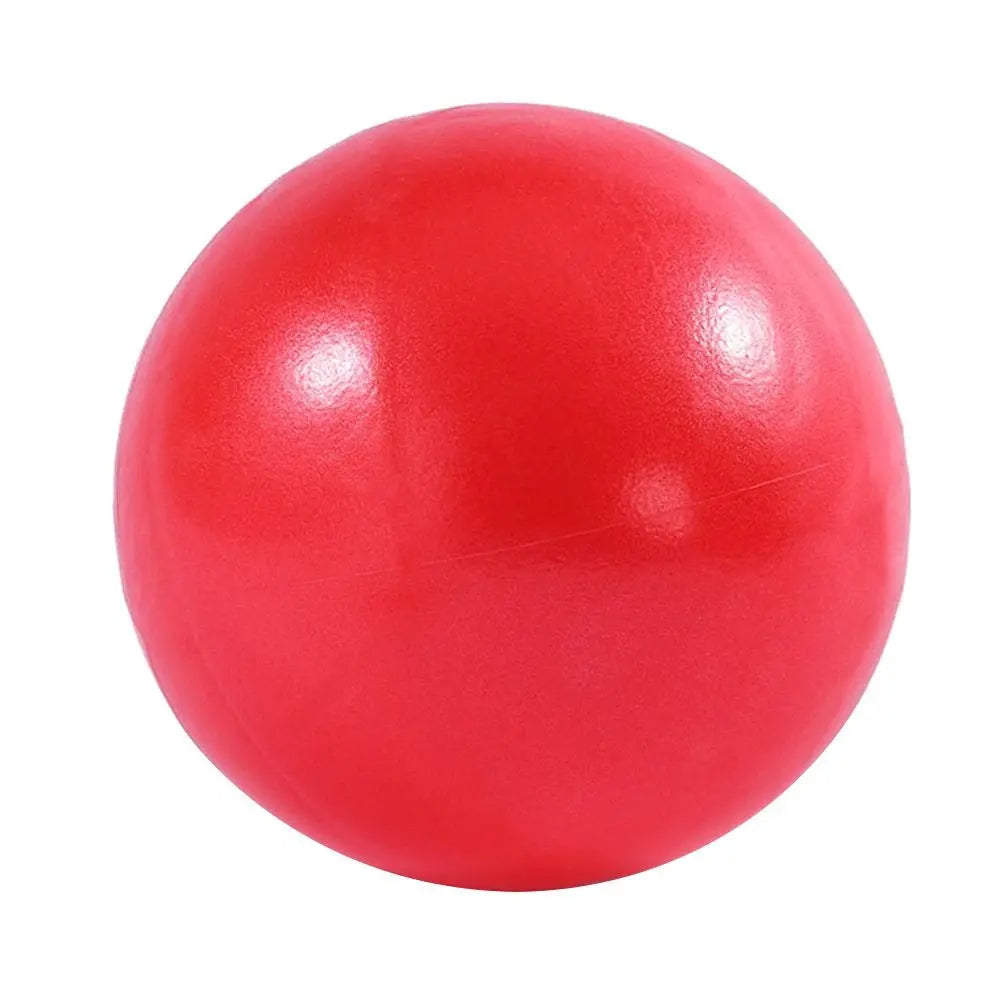 NEW Arrivals 25cm Mini Yoga Ball Soft Pilates Exercise Gym Ball PVC Non Slip Home Training Balance Stability Inflatable Straw Easy Inflation Home Indoor Exercise Gym Sports Supplies