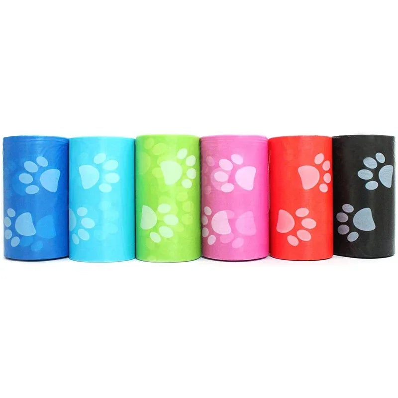 30-60 Rolls Dog Poop Bag Outdoor Cleaning Poop Bag Outdoor Clean Pets Supplies for Dog 15Bags/Roll Refill Garbage Bag Pet Supplies