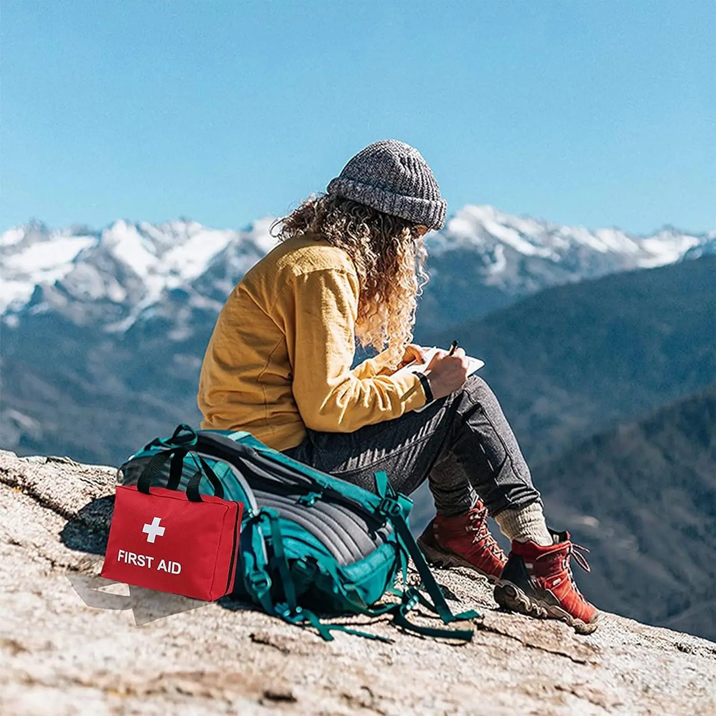 First Aid Kit， First Aid Supplies for Emergencies and Survival Situations | Ideal for Cars, Trucks Outdoor Travel Beach Camping Health Care Accessories