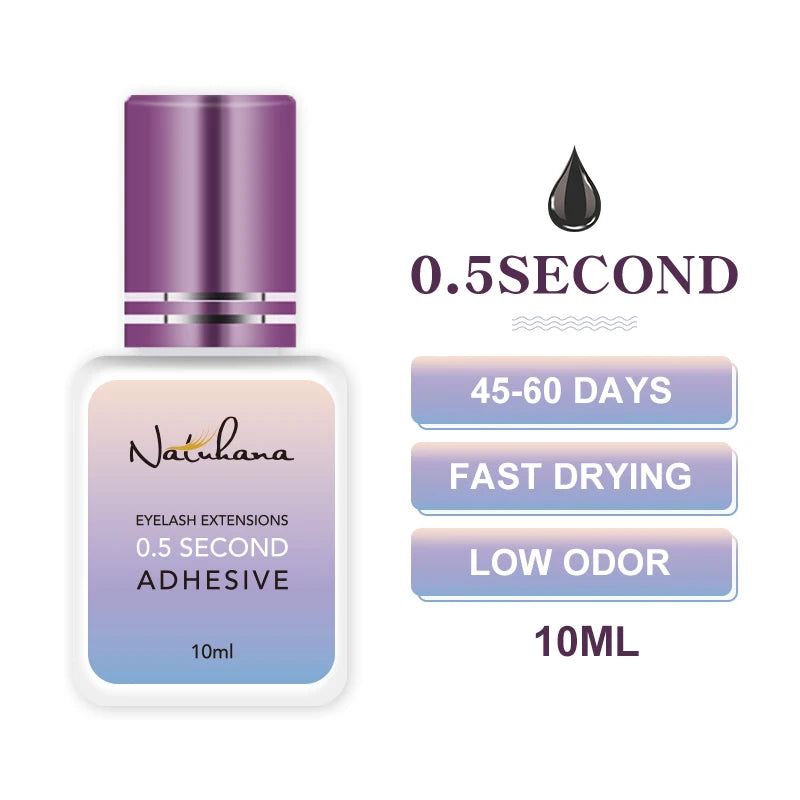 5 pcs/lot Eyelashes Glue Fast Drying Long Lasting Lashes Adhesive Low Smell Mink Eyelash Glue Makeup Tools Set