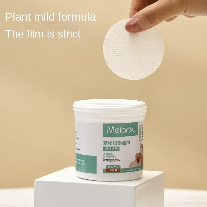 NEW Arrivals 3/5 Boxes Korean Pet Wipes 150PCS of Pet Wipes, Dogs Cats Eye and Ear Cleaning Wax Stain Removal Wipes, Puppy and kitten Hygiene Accessories Pets Health Care Supplies