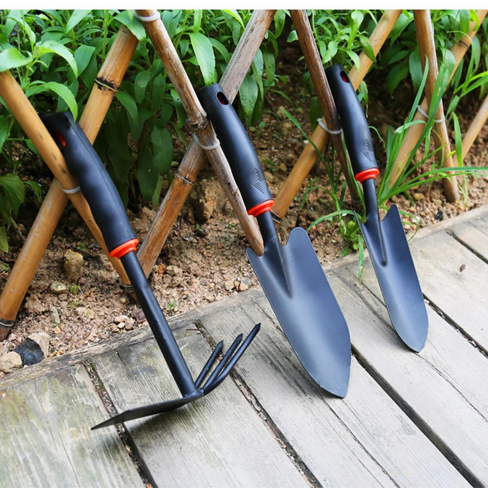 NEW Garden Hand Shovel Rake Farm Tool Set Weed Grass Leaf Remover Outdoor Hoe Weeder Metal Harrow Weeding Gardening Tools For Digging Camping Garden Accessories