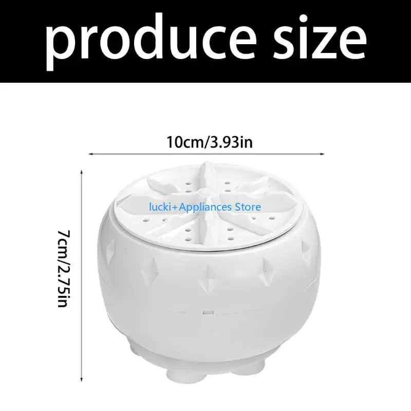2 PCS Set 193F Portable Household Fruit and Vegetable Cleaning Gadget Electric Small Dishwasher Travel Camping Household Hygiene Smart Devices