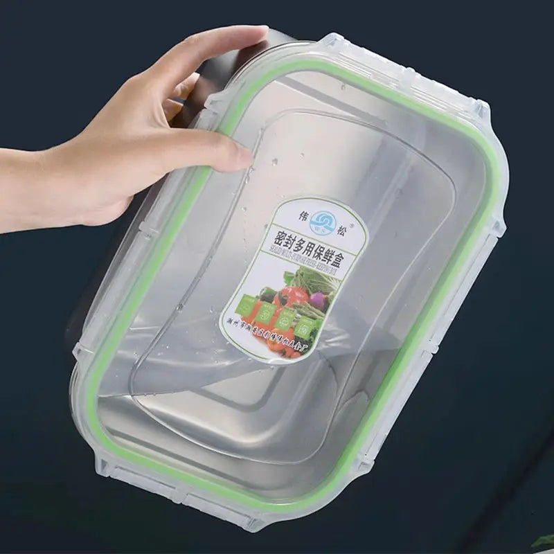 304 Stainless Steel Thermal  Insulation 100/1600/2500/3500/5300ml Top Quality Lunch Box Student Worker Portable Leak-Proof Fresh-keeping Sealed Box Food Storage Picnic Camping Barbeque Box Kitchenware Tools