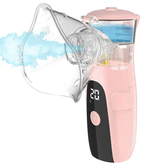 NEW for Adults/Children Mesh Medical Silent Nebulizer Cough Compressor Masked Asthma Inhaler Portable Humidifier Respirator Home Outdoor Travel Health Care Accessories