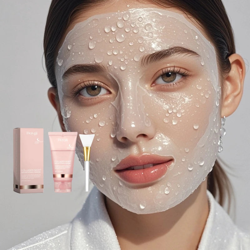 Hot Sale Buy 5 Get 5 Free Korean Collagen Facial Mask - Deep Moisturize, Reduce Wrinkles, Pore Care - Vegan & Cruelty Free - Women Cosmetic Supplies