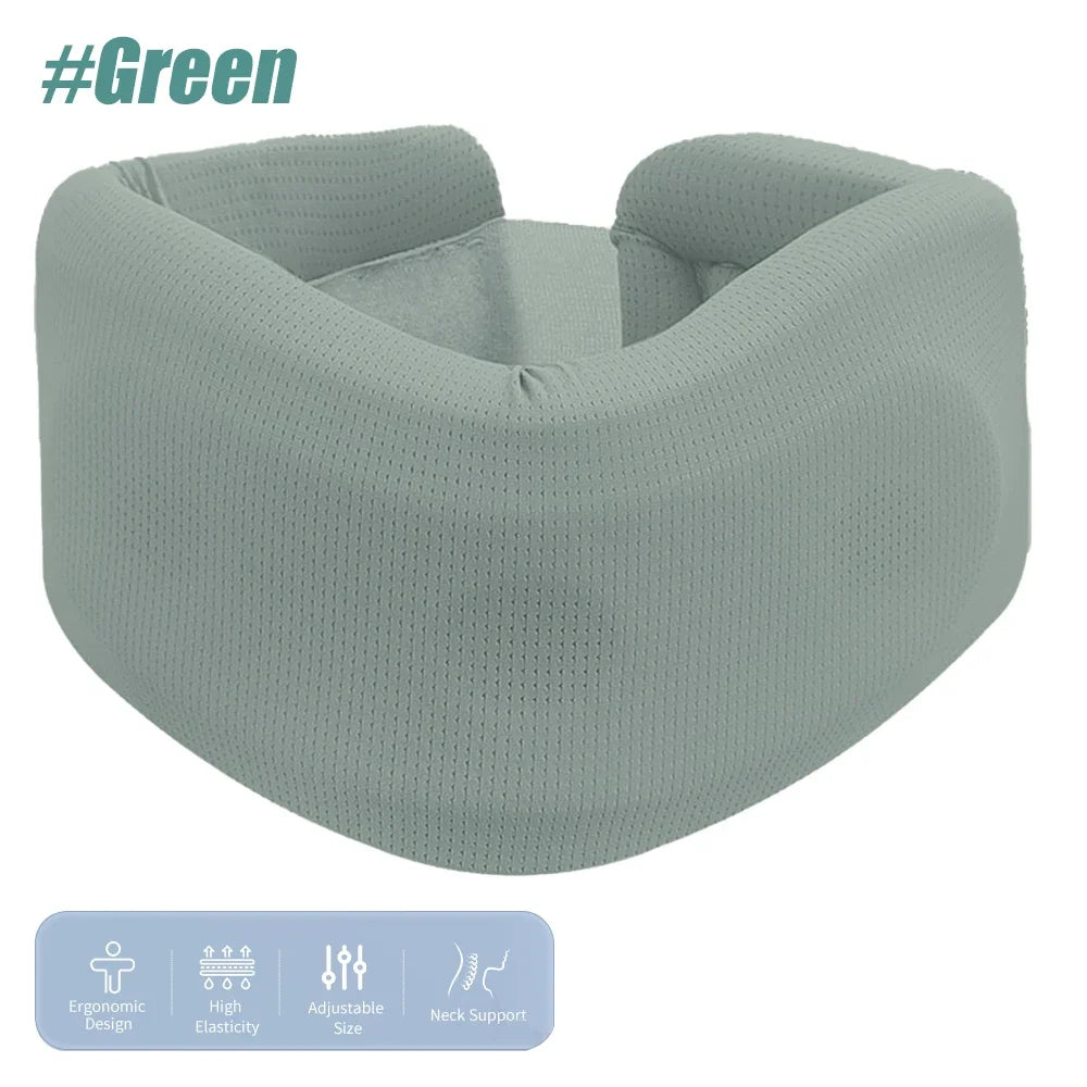 Medium -Large Size Soft Neck Brace Universal Cervical Collar for Sleeping Foam Wraps Keep Vertebrae Stable for Pain Relief of Cervical Spine Pressure Health Care Accessories