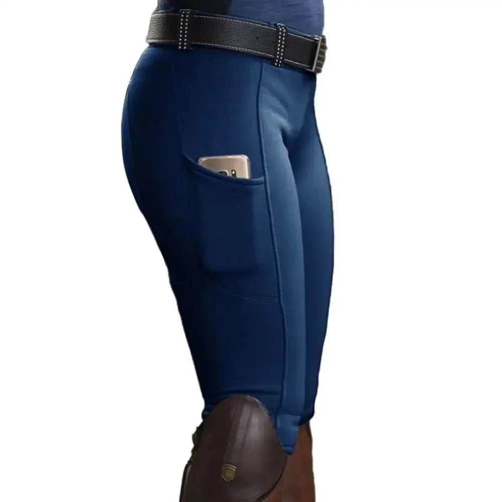 S-3XL Plus Size Clothes Anti-pilling Equestrian Pants Hip Lift Elastic Horse Racing Trousers Skinny Slim Equestrian Breeches Women Men Sports Apparel Accessories