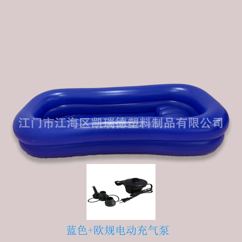 NEW Arrivals for Elderly Disabled People Foldable PVC Bed Bathing Pool Comfortable Bathing Bed Care Grooming Bath Tub Cleaning Tools Health Care Accessories Supplies