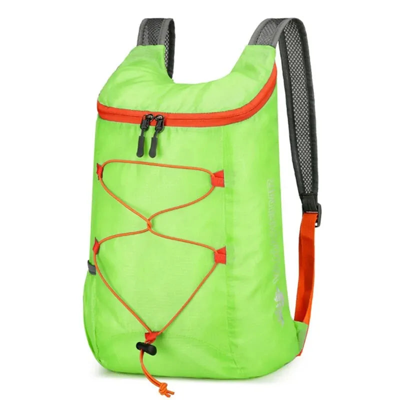 NEW 6 Colors Multifunctional Outdoor Folding Backpack High Density Lightweight Waterproof Nylon Fabric Sports Bag for Camping Hiking Travel