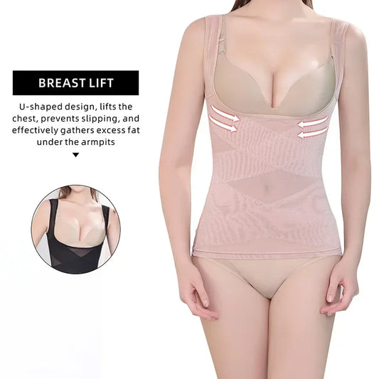 NEW Arrivals M-4XL Plus Size Women's Corset Fajas Body Shaper Waist Trainer Slimming Underwear Corset Slimming Belt Shapewear Wedding Corrective Underwear