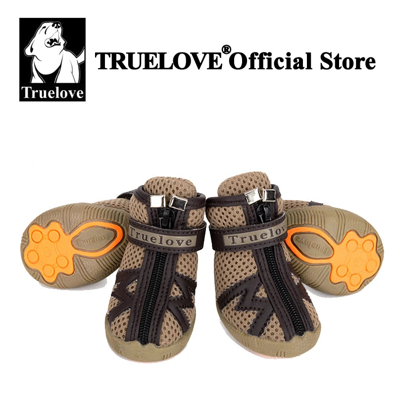 Mesh Fabric Dog Shoes Pet Dog Boots Waterproof Reflective Rugged Anti-Slip Sole Skid-Proof Outdoor for Small Dog S5911