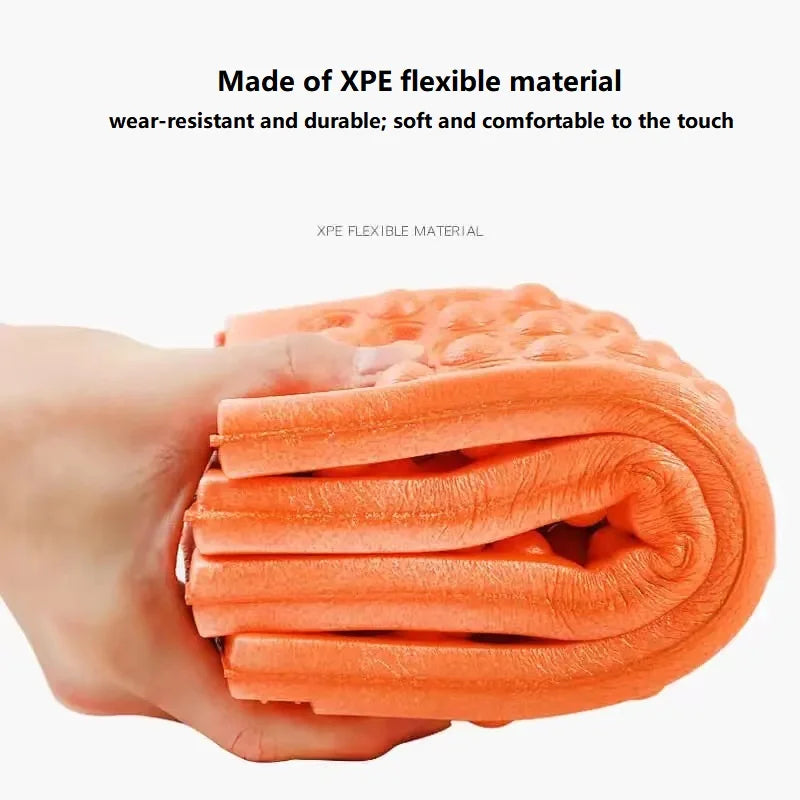 2 PCS Set Folding Mat Outdoor Mat Picnic Blankets Camping Foam Pad Waterproof Foam Seat for Picnic Hiking Backpacking Mountaineering