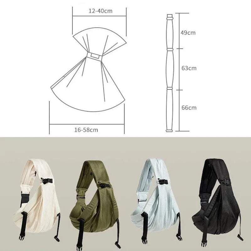 NEW Outdoor Travel Portable Baby Sling Carrier Wrap Toddler Infants Backpack Shoulder Bag Babies Carriers Newborn Backpacks Mother's Baby Care Supplies