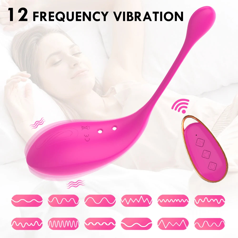 Powerful Wireless Remote Control Vibrating Egg Sex Toys Female Wearable G-Spot Vibrator Love Egg Jump Goods for Adults 18 Women