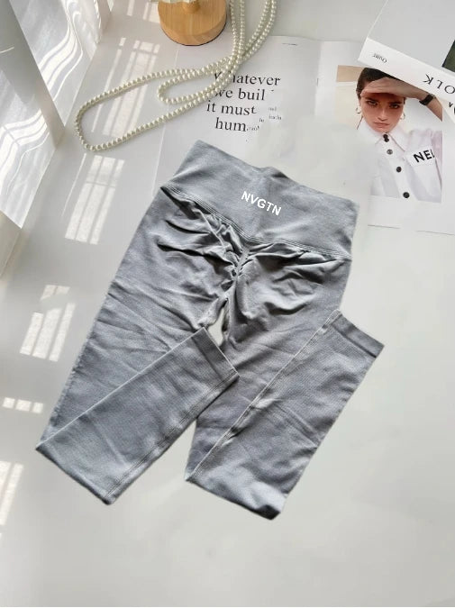 NEW Arrivals S-XL 10 Colors Summer High Quality Breathable High Elastic NVGTN Fitness Sports Fitness Yoga Pilates Cycling Pants Women Sports Clothing Supplies