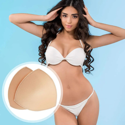 NEW Arrivals 3-6 Pairs Set 3 Colors Soft Bra Pads Inserts Removable Bra Pad for Women Breast Push Up Enhancer Bra Pad Sports Bras Cups Insert Bikini Swimsuit Lift-Up Pads