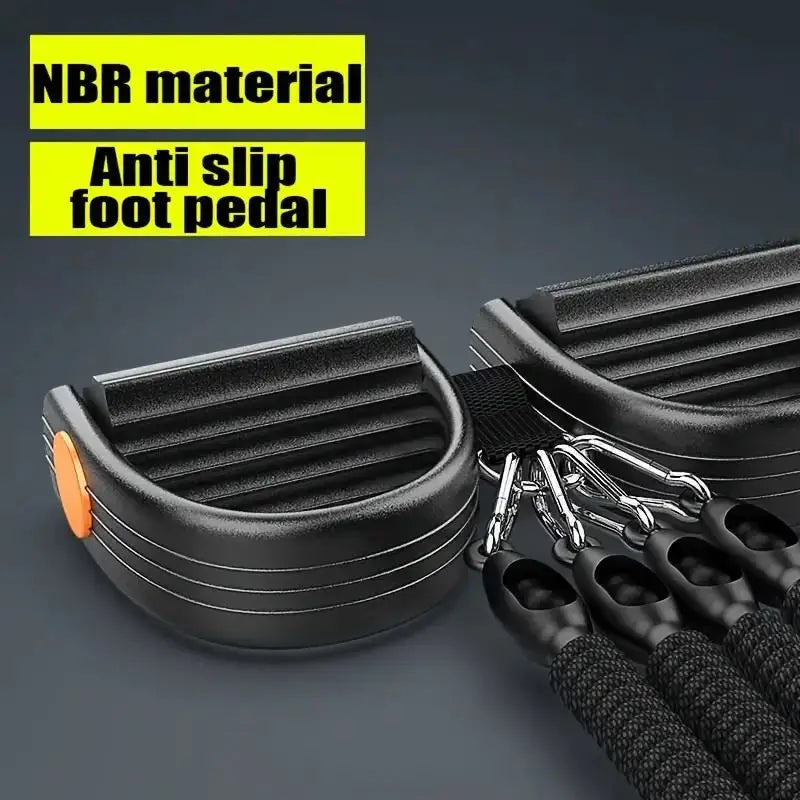 NEW Arrivals Pedal Tension Rope Puller Exercise At Home Multi-Functional Fitness Exercise Resistance Band Women Men Sports Gym Equipment Home Gym Accessories Sports Supplies