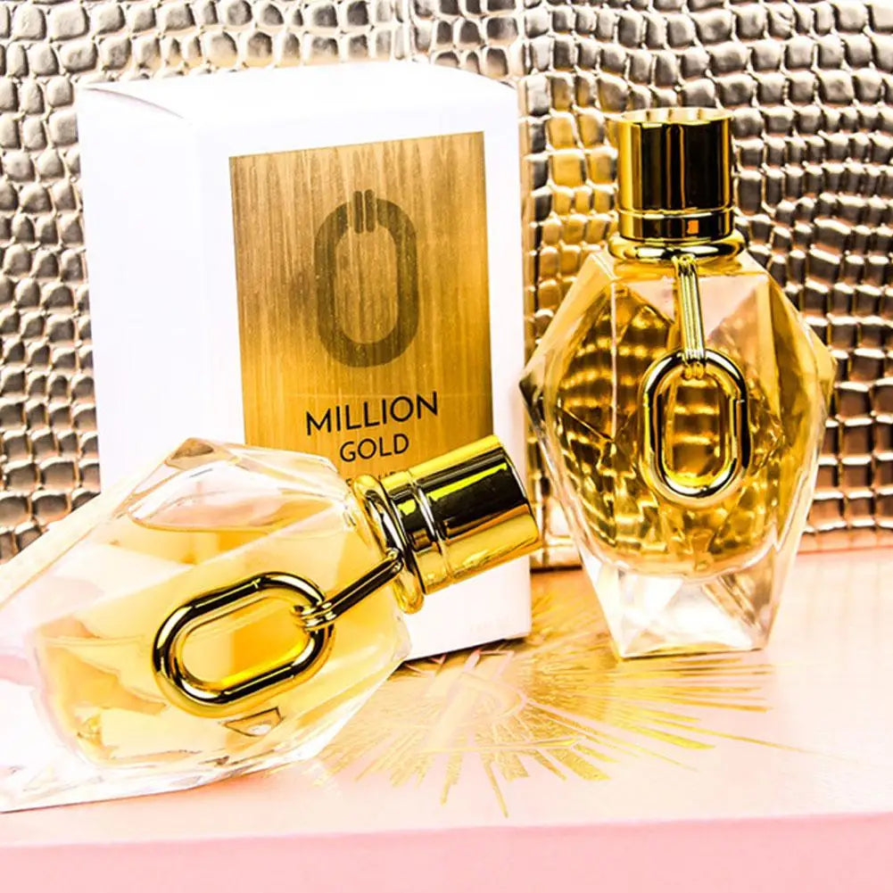 Original MILLION GOLD 100ml Fragrance For Women Perfume Woody Floral Scent Fresh Eau De Toilet Parfum Daily Date Charm Body Spray Lady Perfume