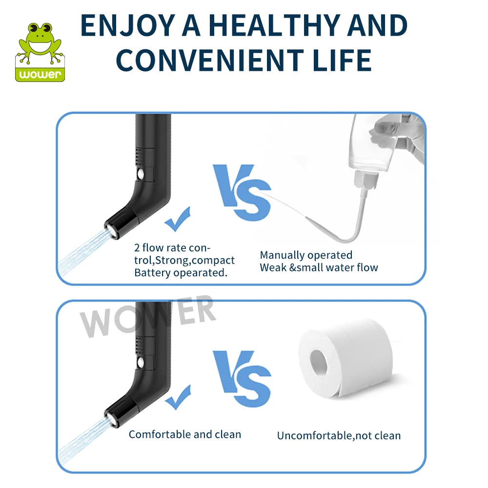 NEW 2.5L Portable Electric Bidet Rechargeable Hand Bidet Butt Sprayer for Personal Hygiene Cleaning Travel Camping Bidet Outdoor Travel Camping Cleaning Supplies