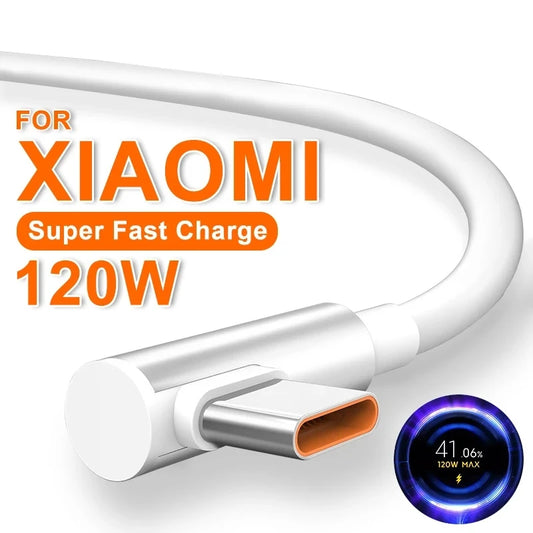 NEW 120W 180CM  Fast Charger For Xiaomi 14 13 12 11 Pro Ultra Lite USB A To Type C Quick Charging Phone Cable For Redmi Note 12 Accessories Electronic Supplies