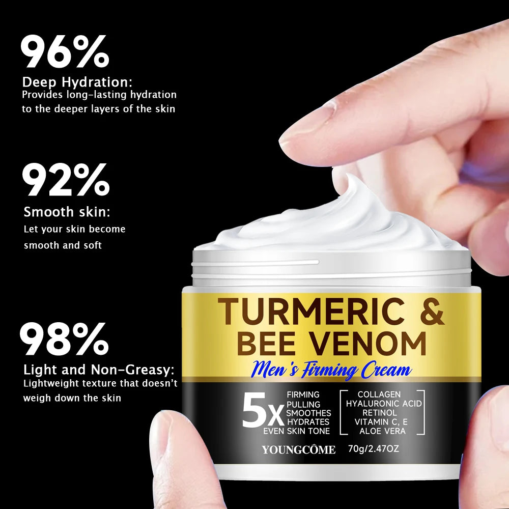 Men's Retinol Collagen Firming and Moisturizing Cream Moisturizing Cream Anti-Wrinkle Aging Firming Facial Face Men Skin Care Supplies Korean Products