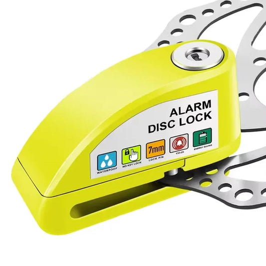 NEW Arrivals Disc Brake Alarm Lock, 5 Colors Full Set Anti-Theft and Theft Prevention, Bicycle Motorcycle Anti-Theft Alarm, Electric Scooter, Bicycle Lock, Brake Disc Lock