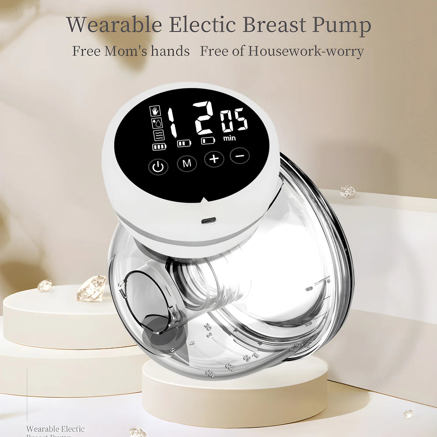 NEW Arrivals Wearable Breast Pump Mother and Baby Supplies Breast Pump Breast Milk Milking and Milking Machine Electric Automatic Breast Pump Health Care Accessories Products