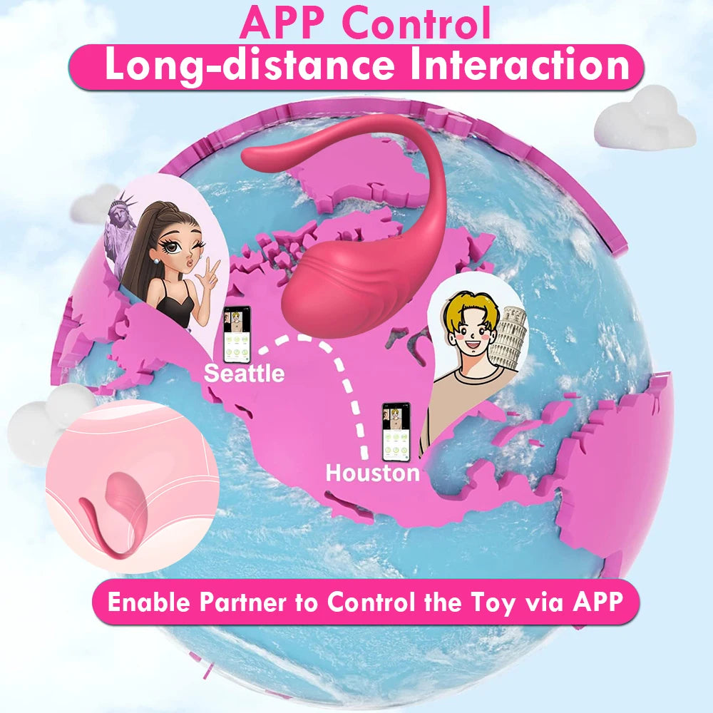 Wireless Bluetooth APP Vibrator Female Remote Control Egg Clitoris Stimulator G Spot Massager Sex Toys for Women Adults Panties