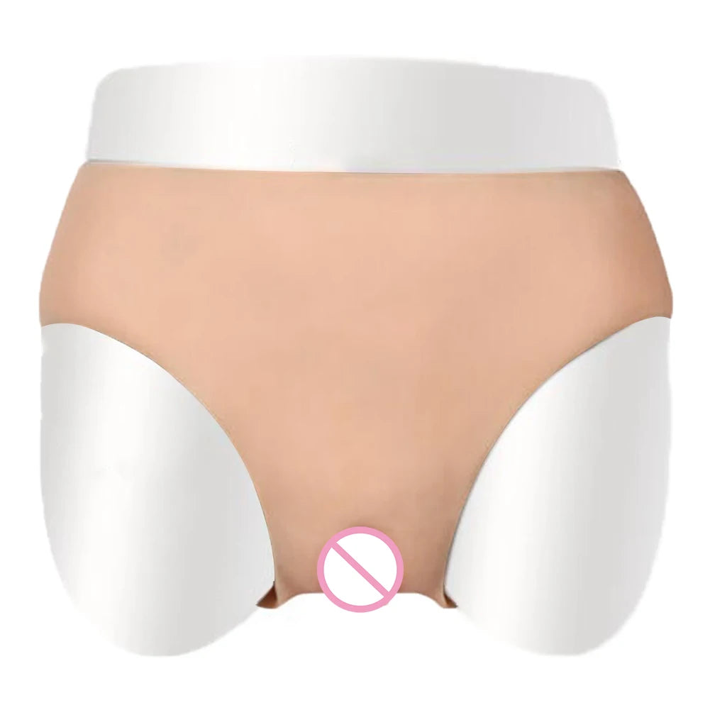 Silicone Realistic Vagina Hip Pants Pussy Transgender Artificial Sex Fake For Cosplay Crossdresser Transgender Drag Queen