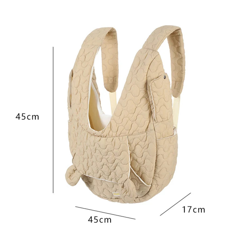 Chest Pet Bag Extra Large Capacity Dog and Cat Bag Waterproof and Wind Resistant Portable Pet Bag