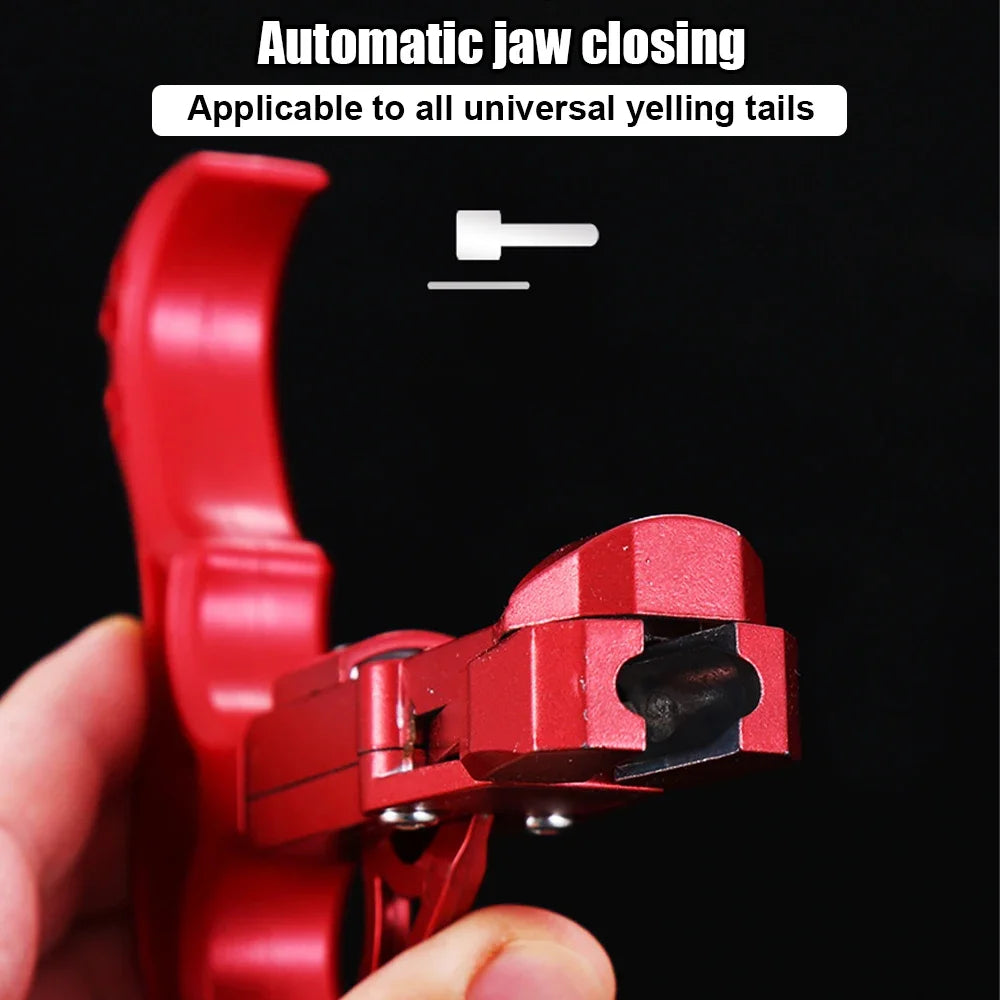 NEW Arrivals Fish Dart Spreader Releaser Fishing Shooting Slingshot Release Device Accessories Aluminum Fishing Slingshot Catapults Dart Catapults for River Lake Fishing Supplies