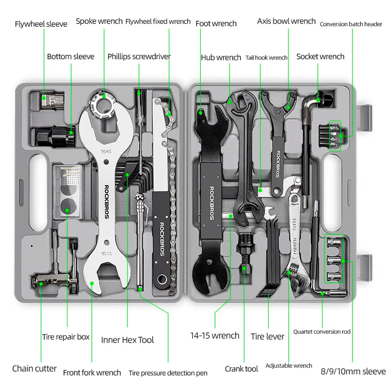 Bike Repair Tools Sets Professional Cycling Repair Tools Bike Multifunction Bicycle Repair Tools Set Cycling Fix Sets