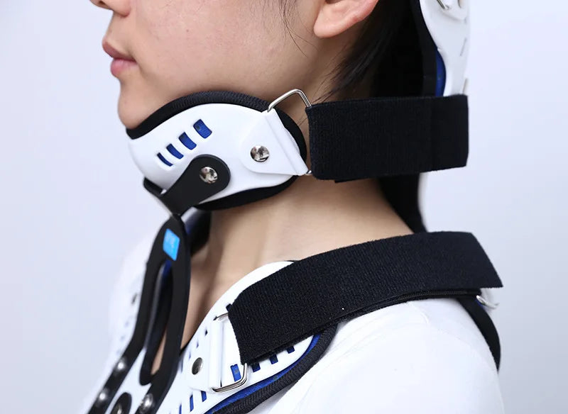 Korean Medical Neck Brace - Adjustable Cervical Collar for Home Rehabilitation, Traction Support & Posture Correction Health Care Accessories